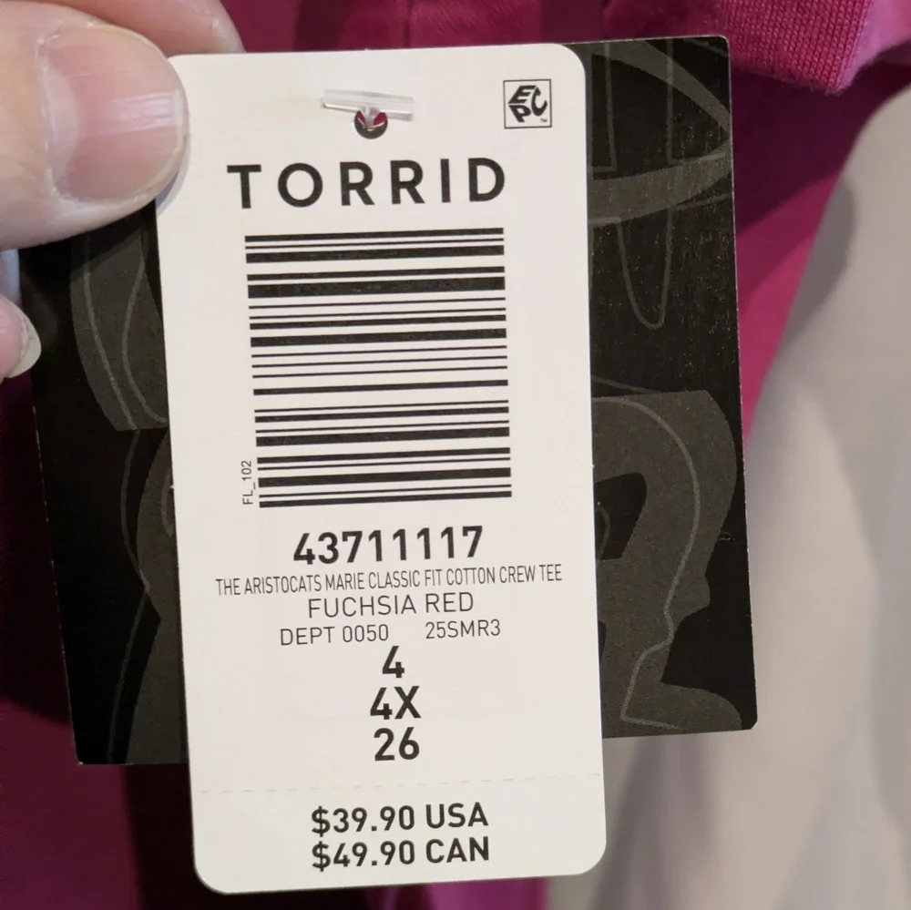 C2 Torrid Disneys Aristocats Sz 4 NWT - Picture 4 of 5